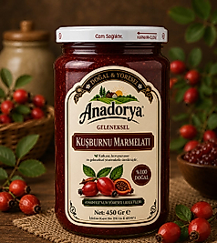 Doğal Kuşburnu Marmelatı 450 gr