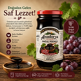 Doğal Üzüm Pekmezi 800 Gram