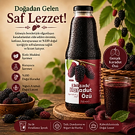 Taneli Karadut Özü 1350 Gram